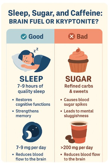 College Students Sleep and Brain Health Infographic
